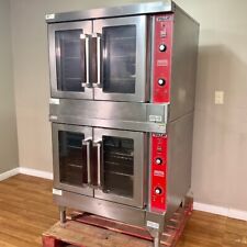 Used Vulcan Vc6gd Gas Double Stack Bakery Depth Convection Oven From School