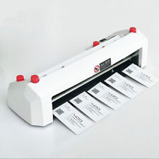 110v Automatic Business Card Cutter Slitter Electric Cutting Machine 9054mm A4