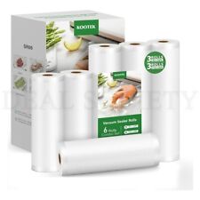 Commercial Vacuum Sealer Bags 6 Pack - 3 Rolls 8x20 And 3 Rolls 11x20