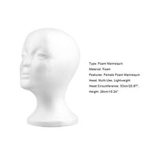 Female Foam-mannequin Manikin Head Wig Display Hat Glasses 11