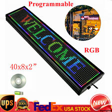 7 Color Scrolling Message Display Board Programmable Outdoor Indoor Led Sign