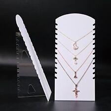 2 Pcs Acrylic Jewelry Holder Organizer Necklace Display Stand For Selling