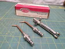 Vintage Smith Aw1 Airline Cutting Welding Torch Handle 2 Tip Nozzle W Box Nos