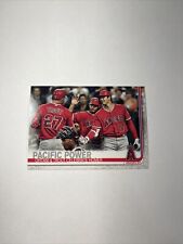 Ohtani Trout Celebrate Homer Pacific Power 2019 Topps Update Us189 Angels