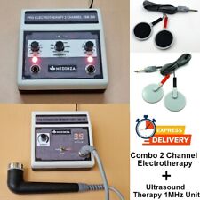 Ultrasound 1mhz Therapy Electrotherapy 2 Channel Therapeutic Machine Combo Us