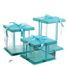 Transparent Cake Box Git Box With Cupboard Lid Suitable For Cake Size 81012 In