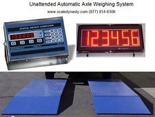 Truck Axle Scale With Unattended Automatic Weighing - No Operator Needed