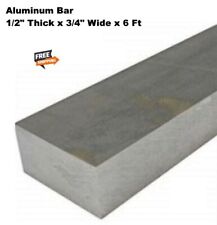 Aluminum Bar 12 Thick X 34 Wide X 72 Long Flat Stock Unpolished 6 Long