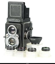 Camera Tlr 6x6 Semflex Lens Berthiot Flor 3575mm