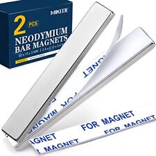 Strong Rare Earth Neodymium Magnets Heavy Duty Bar Magnets Double-sided 2 Pack