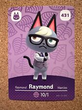 Raymond  431 Amiibo Card Animal Crossing Authentic Unscanned Series 5 Cat