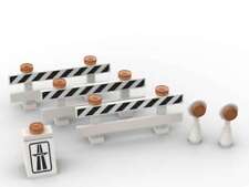 Custom Toy Traffic Barricades Warning Signs Road Street Construction