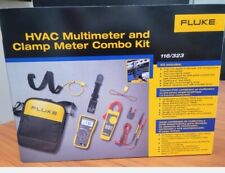 Fluke 116323 Hvac Combo Kit Multimeter Clamp Meter New In Box Mfg Date 2022