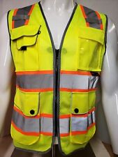 Fx Safety Vest -class 2 High Visibility Reflective Yellow Safety Vest Fxsv8