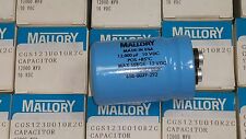 Mallory 12000uf 10v Large Can Electrolytic Capacitor Cgs123u010r2c New Dp1