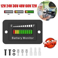 Battery Monitor 12v 24v 36v 48v 60v 72v Car Golf Cart Battery Indicator Meter1