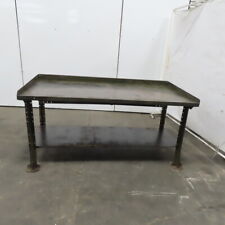 34 W X 72l X 34 H 11 Gauge Steel Metal Work Bench Table Wshelf