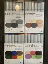 Copic Sketch Markers Lot Of 4 Packs Assorted Color Series New No Duplicates