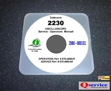 Tektronix Tek 2230 Oscilloscope Service Ops Manual Cd With A3 17x11 Diagrams