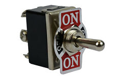 Heavy Duty Toggle Switch 20a 125v On-off-on Dpdt 6 Terminal Momentary 2 Side