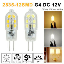 10-100pcs G4 Bi-pin 12 Led Lamp Light Bulb Dc 12v 6000k 10w 2835smd White Warm