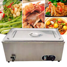 Commercial Electric Food Warmer Buffet Food Warmer Stainless Steel 1200w 110v Us