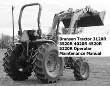 Tractor Operator Manual Fits Branson Tractor 3120r 3520r 4020r 4520r 5220r