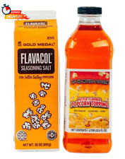 Flavacol Popcorn Seasoning Buttery Flavor Popcorn Topping Combo