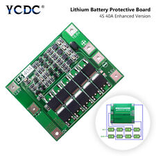 4s 40a 16.8v Lithium 18650 Battery Bms Pcb Protection Board Charging Module 4fc