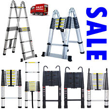 8.510.512.51416.520ft Telescopic Ladder Collapsible Step Folding Extendable