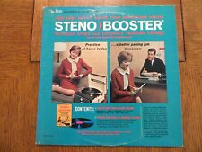 Steno Booster - Conversa-phone Institute S-202 Vinyl Lp Vgvg