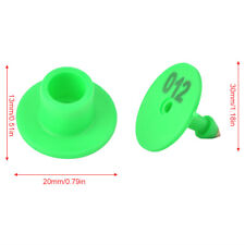 100 Round Plastic Livestock Ear Tag For Goat Sheep Pig