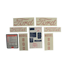 D-8005557 Decal Set With Instructions Ford 800 Tractor 1955 - 1957