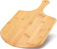 Pizza Peel 12 Inch Eisinly Wooden Pizza Paddle With Smooth Long Handle Bamboo