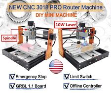 Us3018 Pro Mini Cnc Router Grbl 10w Laser Engraving Machineoffline Controller
