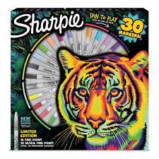 Sharpie Permanent Marker Assorted Pack Plus 1 Mystery Color 30 Count