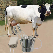 7l Farm Electric Portable Milking Machine Cowgoatsheep Milker Vacuum Pump Tool